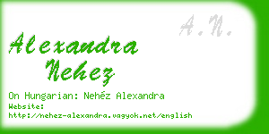 alexandra nehez business card